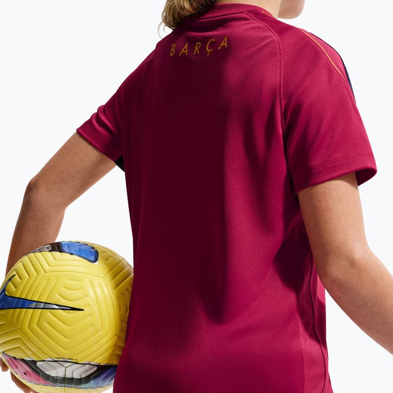 Detský futbalový dres Nike FC Barcelona Strike Dri-Fit noble red/blackened blue 7