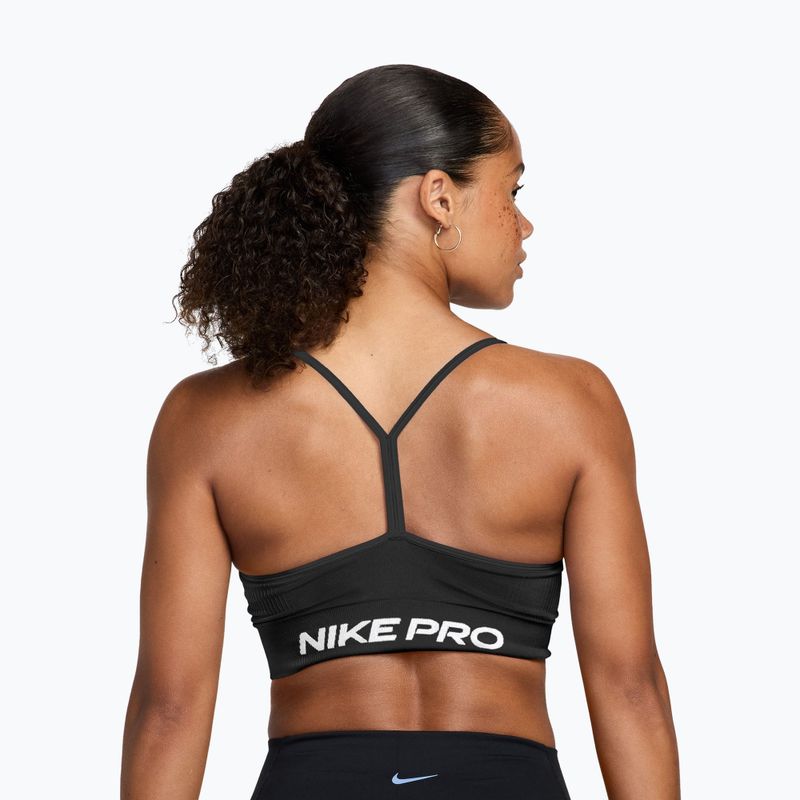 Fitness podprsenka Nike Pro Seamless Light Support black/white 2