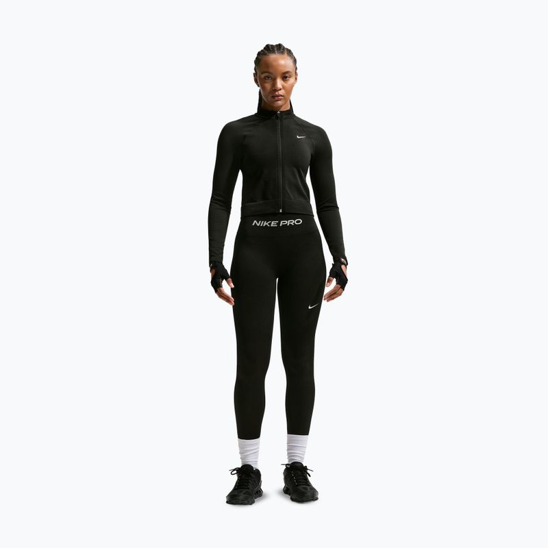 Dámska tréningová mikina Nike Pro Seamless black/white 2
