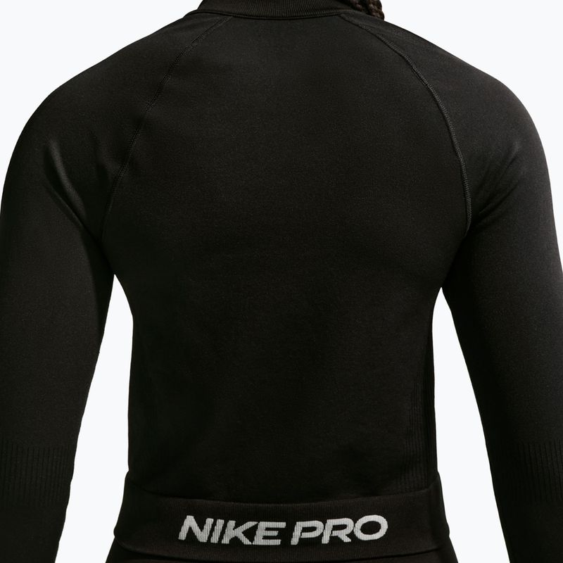 Dámska tréningová mikina Nike Pro Seamless black/white 4