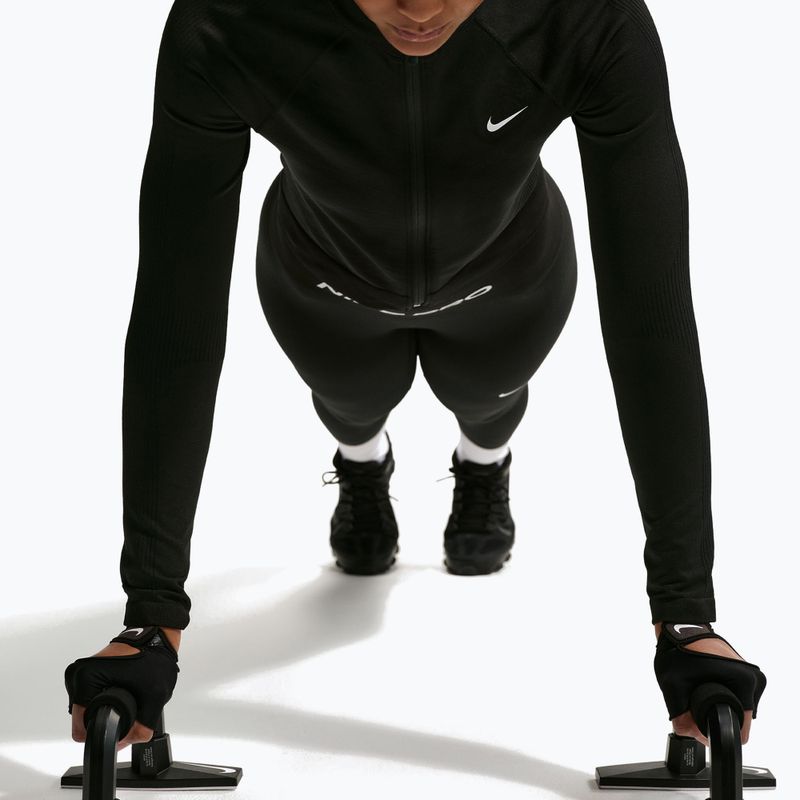 Dámska tréningová mikina Nike Pro Seamless black/white 5
