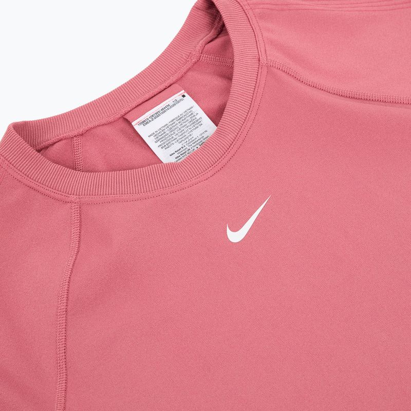 Dámske tréningové tričko Nike Pro Seamless Dri-Fit peony/white 3