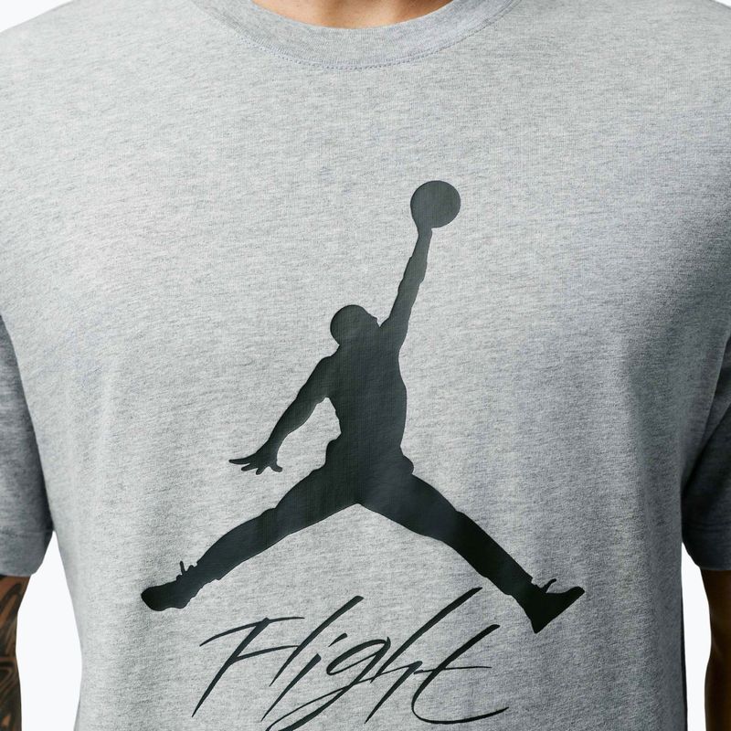 Pánske tričko Jordan Jumpman Flight dark grey heather 5