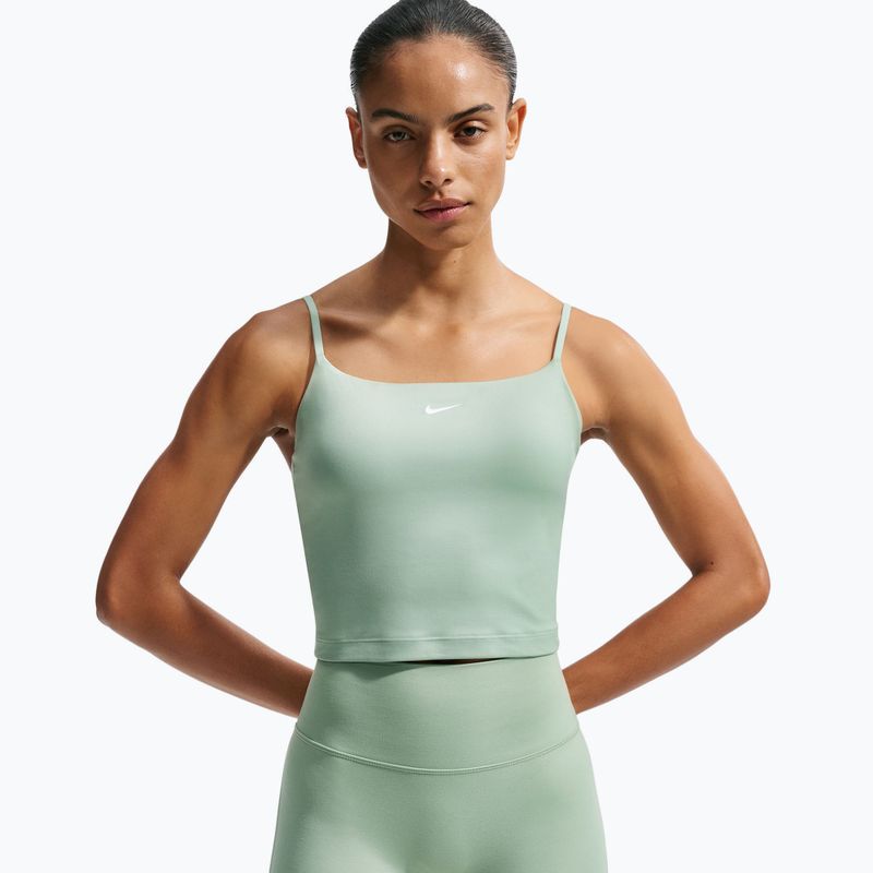 Dámske tréningové tričko Nike One Medium Support steam/white