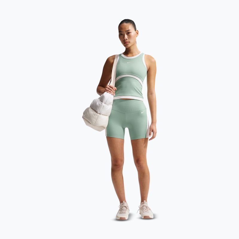 Dámske šortky Nike One High Waisted Biker 5" steam/white/white 2