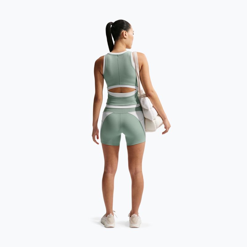 Dámske šortky Nike One High Waisted Biker 5" steam/white/white 3