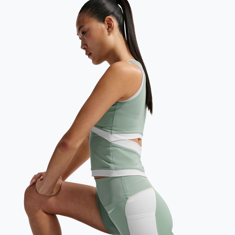 Dámske šortky Nike One High Waisted Biker 5" steam/white/white 4