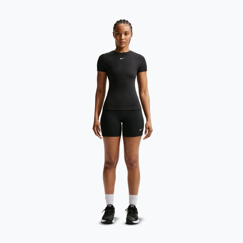 Dámske tréningové tričko Nike One Fitted black/white 2