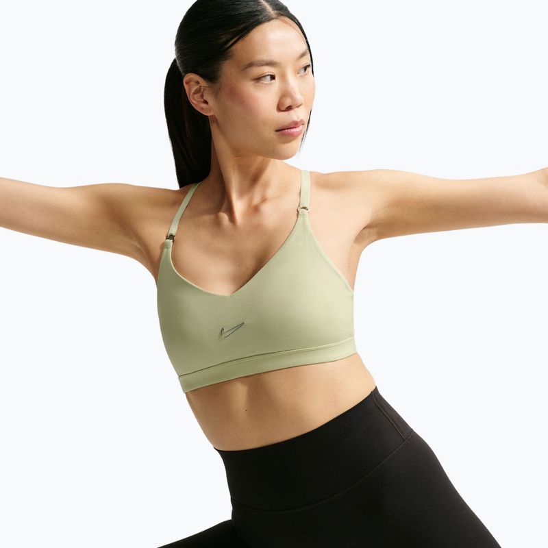 Fitness podprsenka Nike Indy Padded Gloss olive aura 4