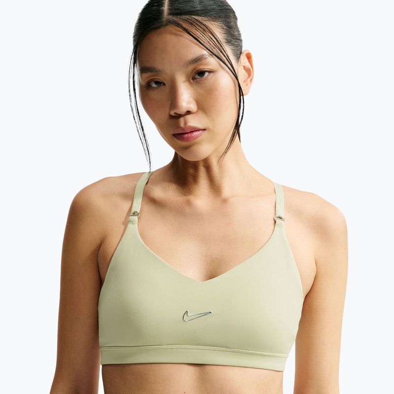 Fitness podprsenka Nike Indy Padded Gloss olive aura 5