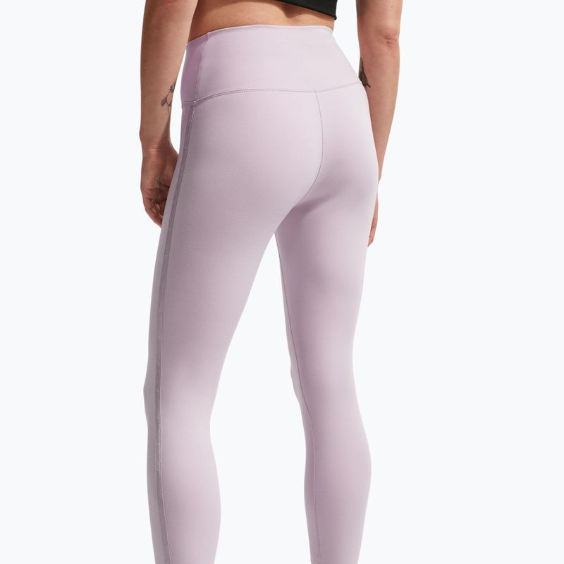 Dámske legíny Nike One High-Waisted Seamless platinum violet 5