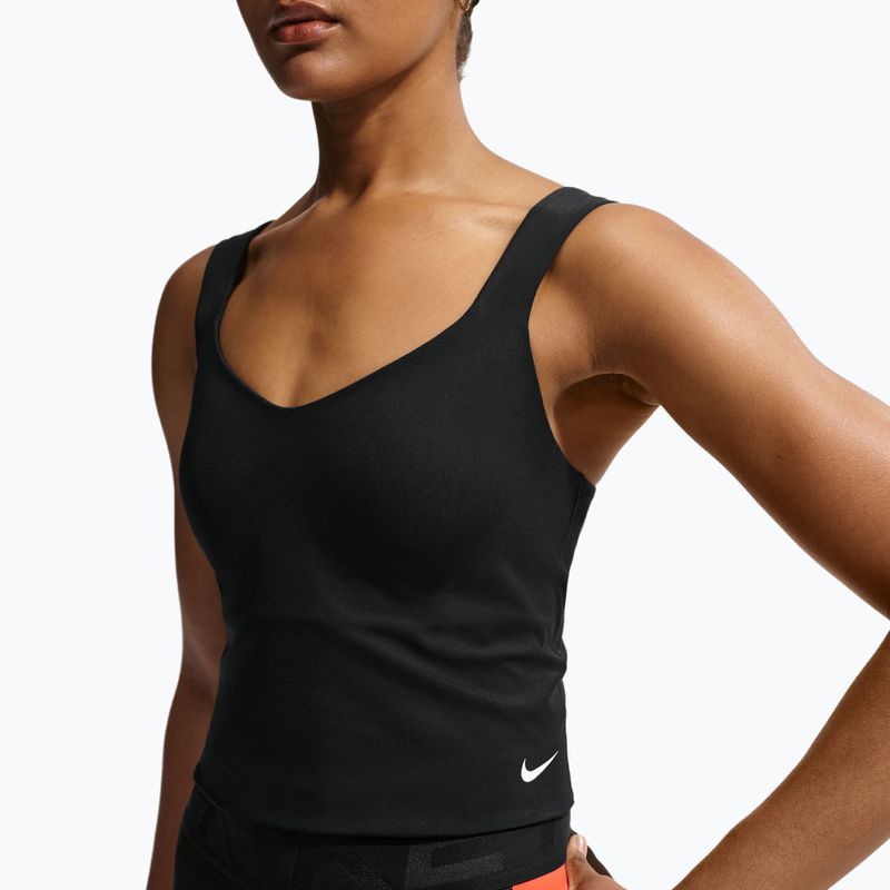 Dámske tréningové tričko Nike Pro Sculpt Medium Support Padded Tank black/white 4