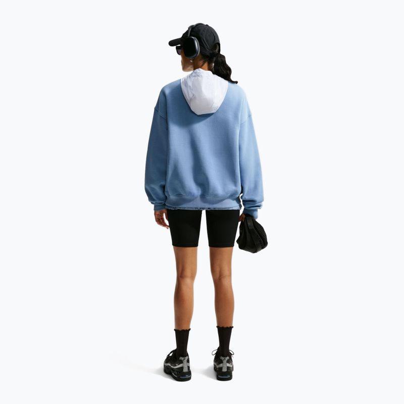 Dámska mikina Nike Studio Fleece Medium Weight work blue/sail 3