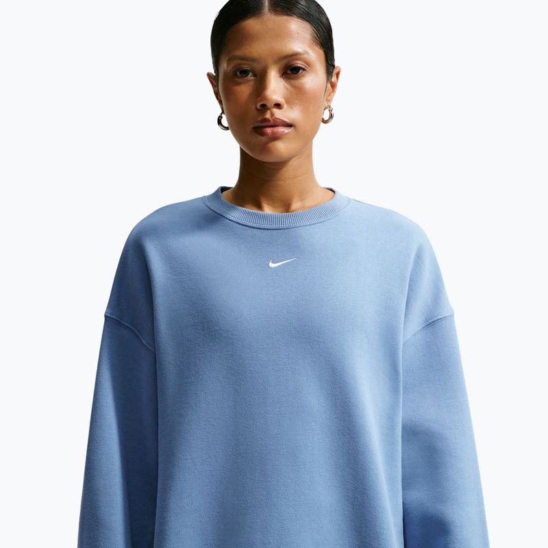 Dámska mikina Nike Studio Fleece Medium Weight work blue/sail 5
