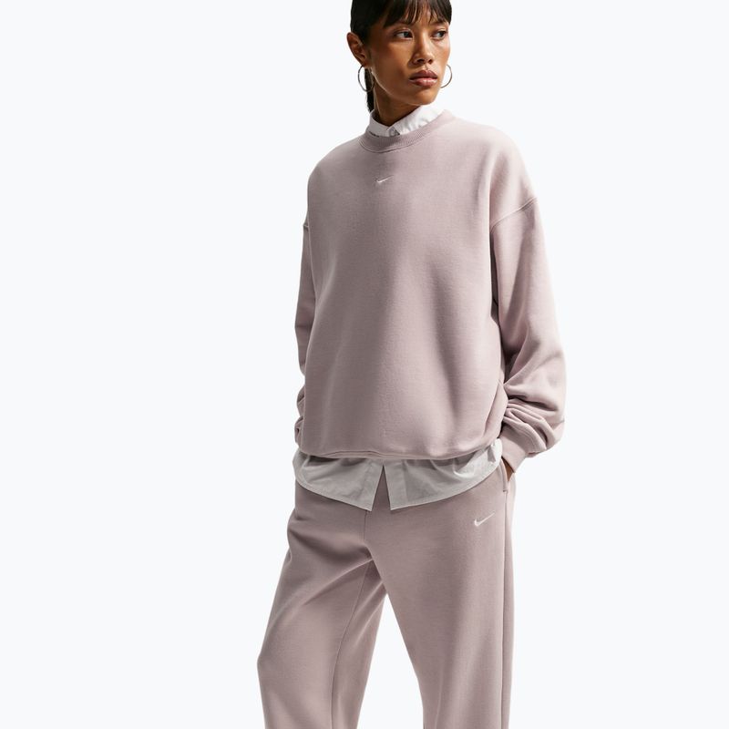 Dámske nohavice Nike Studio Fleece Medium Weight cream Ii/sail 4