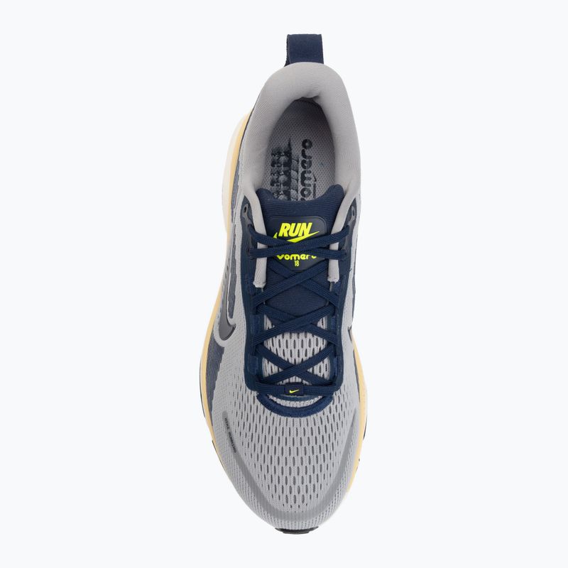 Pánske bežecké topánky Nike Vomero 18 wolf grey/pewter/sail/midnight navy 5