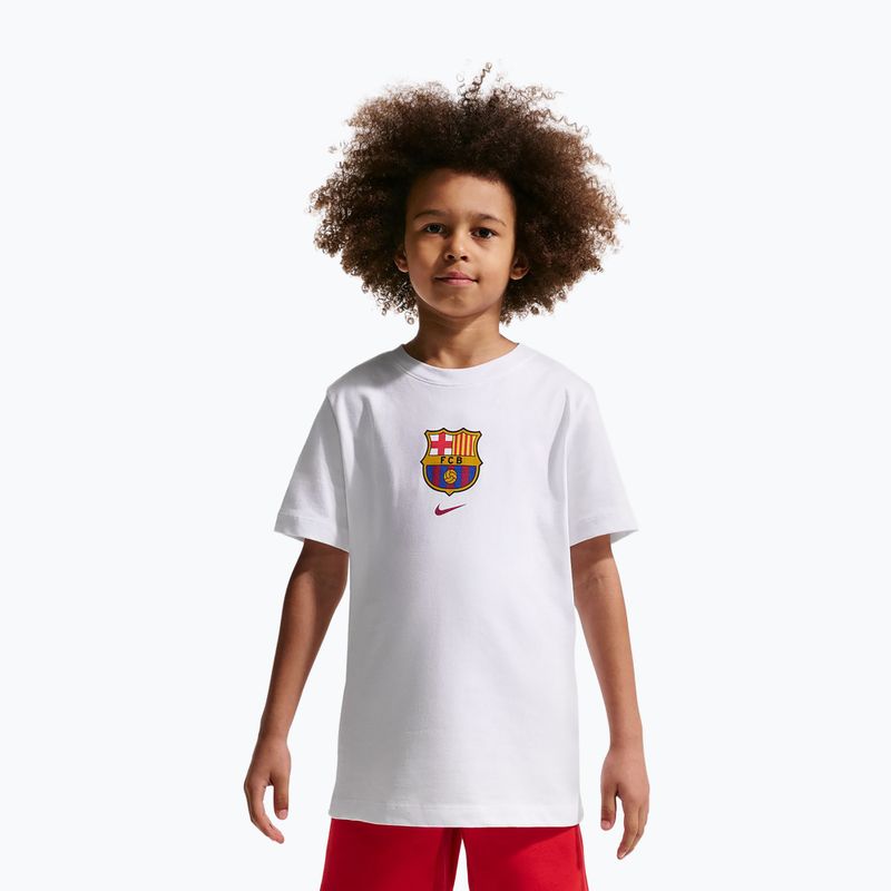 Detské tričko Nike FC Barcelona Soccer white