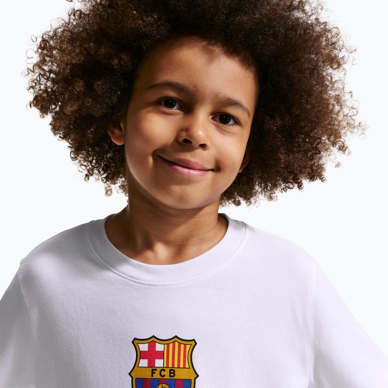 Detské tričko Nike FC Barcelona Soccer white 5