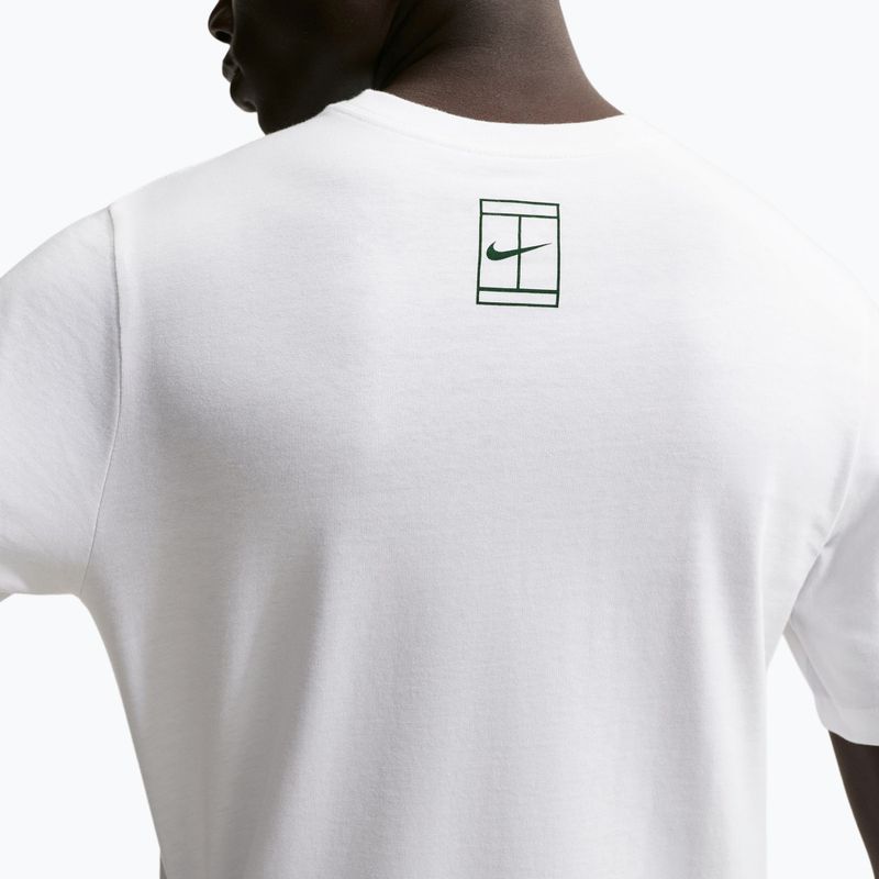 Pánske tenisové tričko Nike Court Love white 5