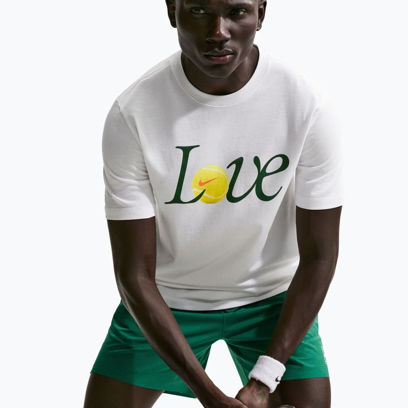 Pánske tenisové tričko Nike Court Love white 6