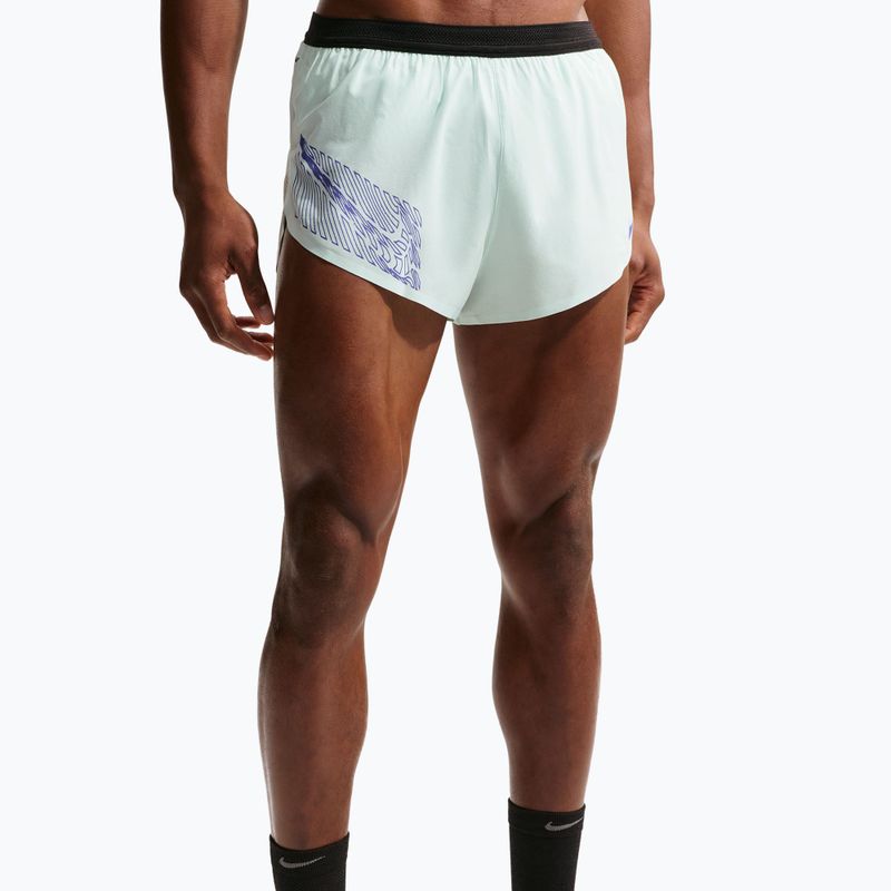 Pánske bežecké šortky Nike AeroSwift Dri-Fit ADV Brief-Lined 2" barely green/lapis 5