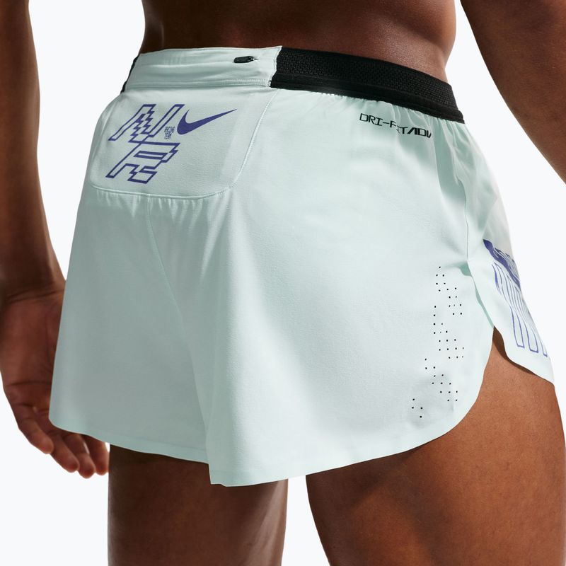 Pánske bežecké šortky Nike AeroSwift Dri-Fit ADV Brief-Lined 2" barely green/lapis 6