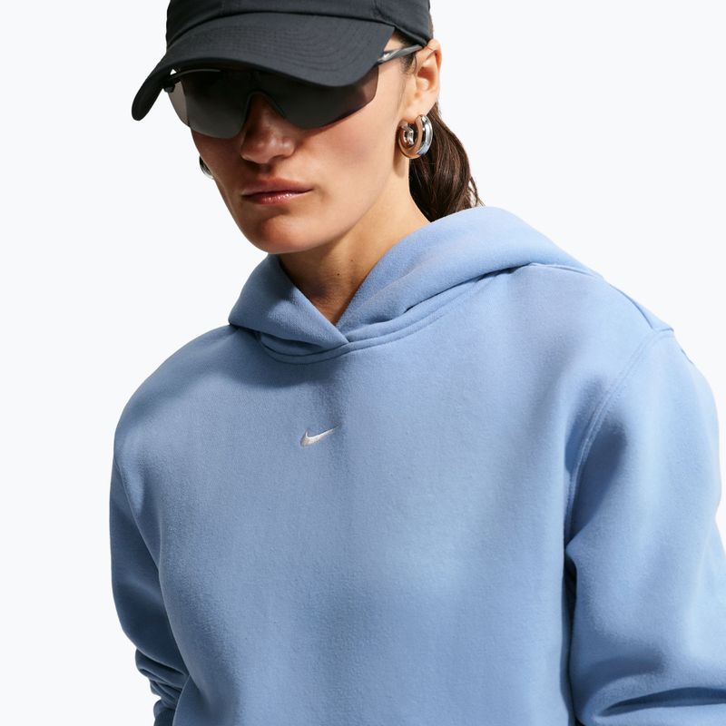 Dámska mikina Nike Studio Fleece work blue/sail 5