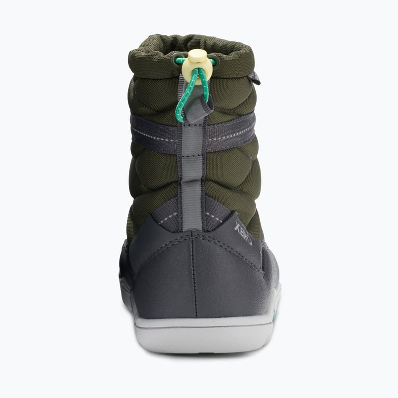 Detské barefoot topánky Xero Shoes Alpine Pull On army green 4