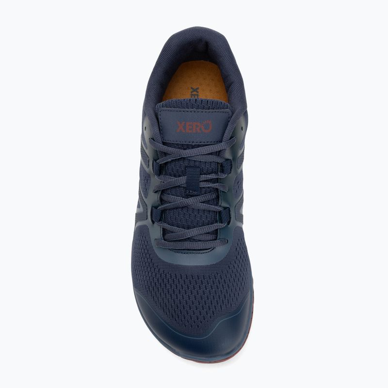 Pánske barefoot topánky Xero Shoes HFS II vintage indigo/red ochre 5