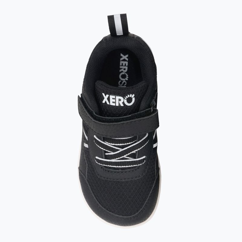 Detské barefoot topánky Xero Shoes Prio black/white 5