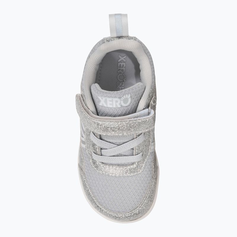 Detské barefoot topánky Xero Shoes Prio silver glitter 6