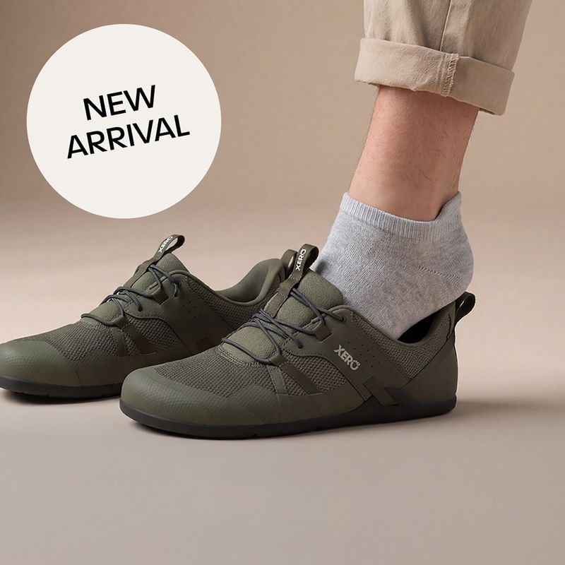Pánske barefoot topánky Xero Shoes Prio Easy On army green 9