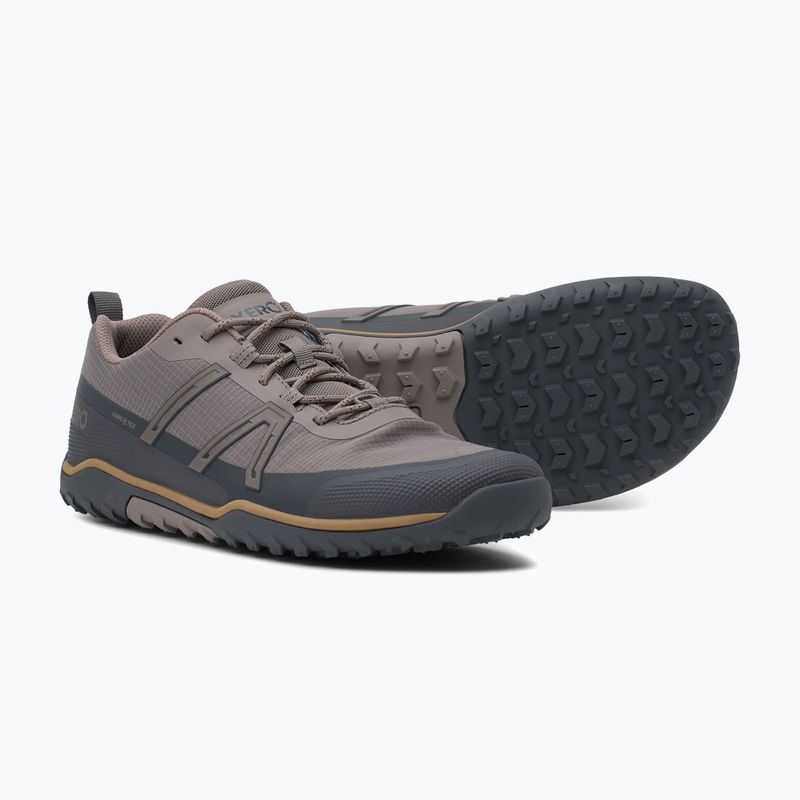 Pánske barefoot topánky Xero Shoes Scrambler Trail Low WP driftwood/asphalt 6