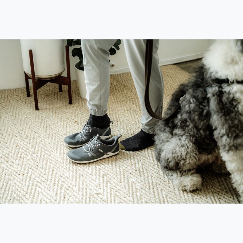 Pánske barefoot topánky Xero Shoes Prio Easy On steel gray 10