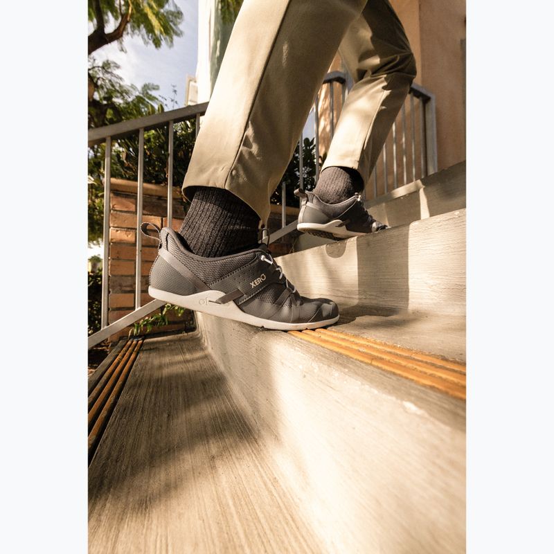 Pánske barefoot topánky Xero Shoes Prio Easy On steel gray 13