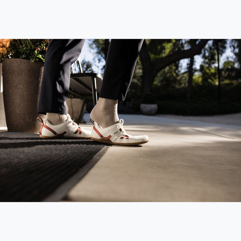 Dámske barefoot topánky Xero Shoes Prio Easy On egret/burnt brick 8