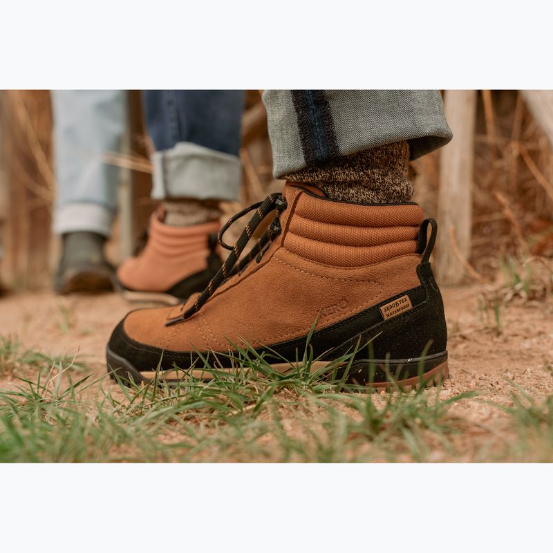 Pánske barefoot topánky Xero Shoes Ridgeway Suede dark irish cream 10