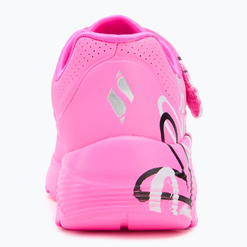 Detské topánky SKECHERS Uno Lite Love Levitate hot pink/multi 6