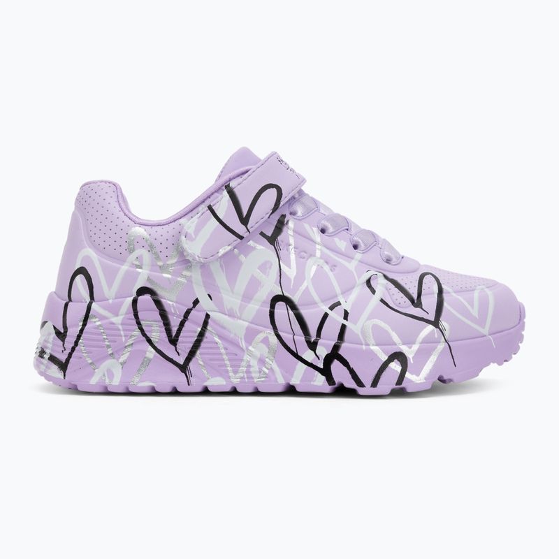 Detské topánky SKECHERS Uno Lite Love Levitate lavender/multi 2