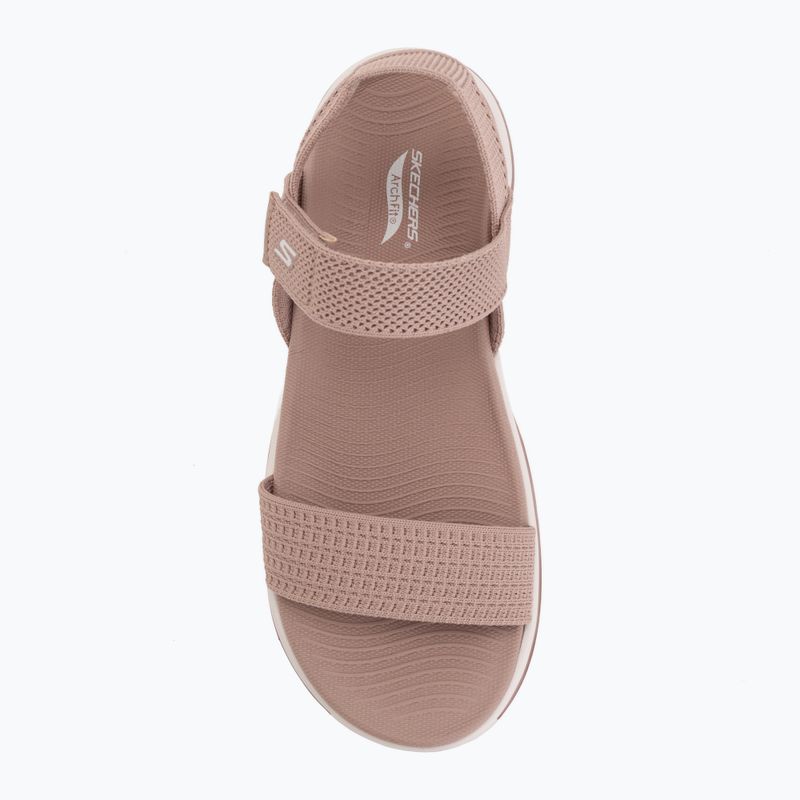 Dámske sandále SKECHERS Go Walk Arch Fit 2.0 purple 5