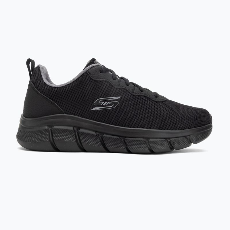 Pánske topánky Skechers Bobs Sport B Flex Icy Edge black 2