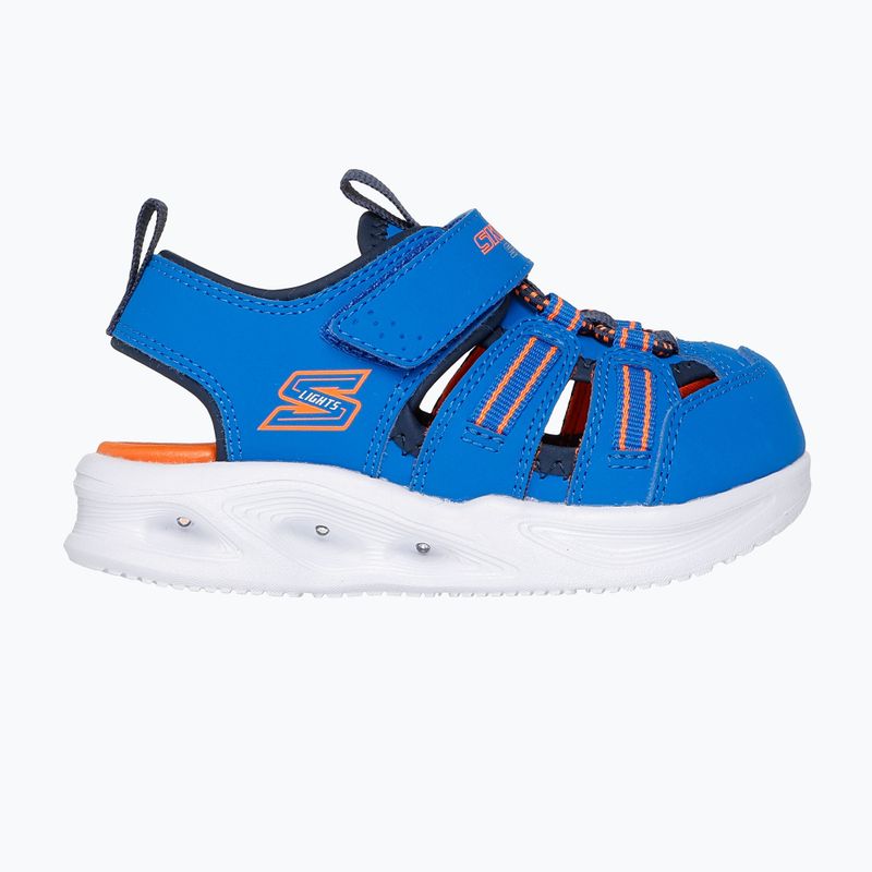 Detské sandále SKECHERS S-Lights Sola Glow blue/lime