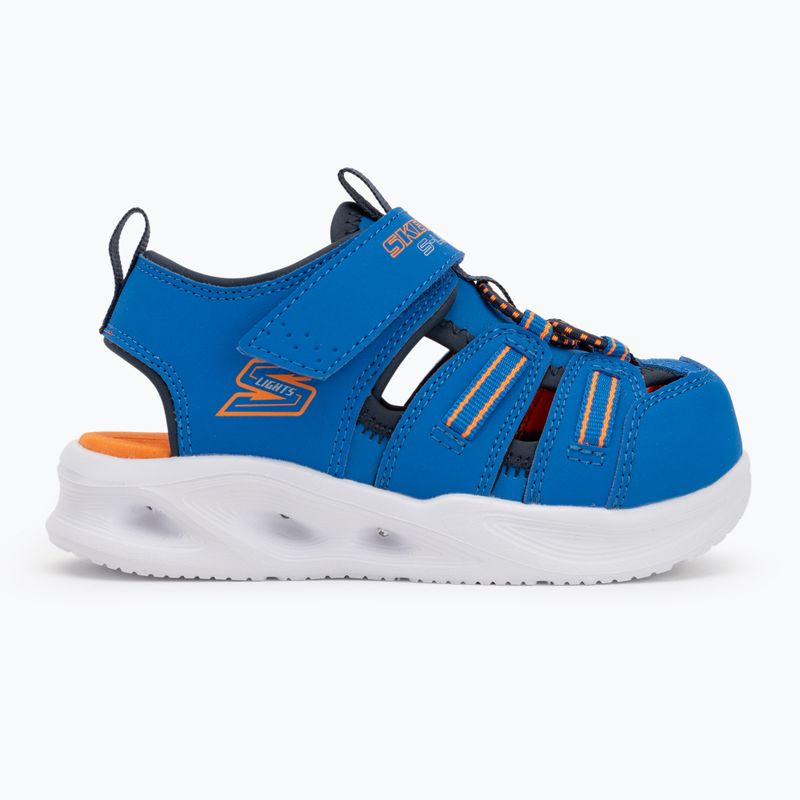 Detské sandále SKECHERS S-Lights Sola Glow blue/lime 2
