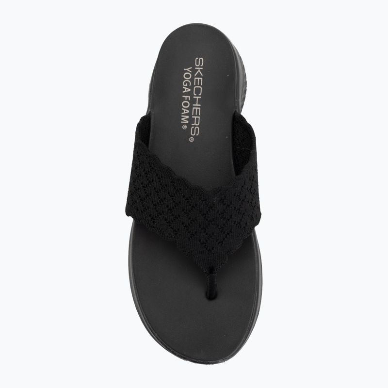 Dámske šľapky SKECHERS Ultra Flex 3.0 Rhythm Waves black 5