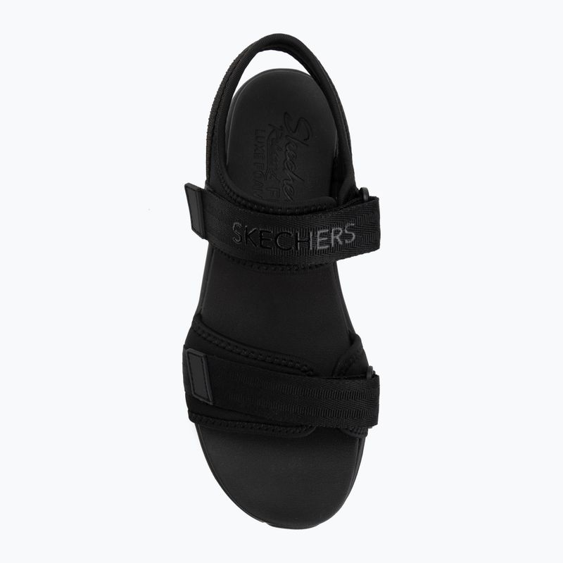 Dámske sandále SKECHERS D'Lux Walker Adored Days black 5