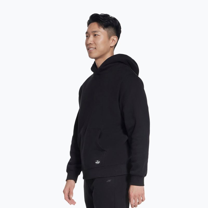 Pánska mikina SKECHERS Max Soft Hoodie black 3