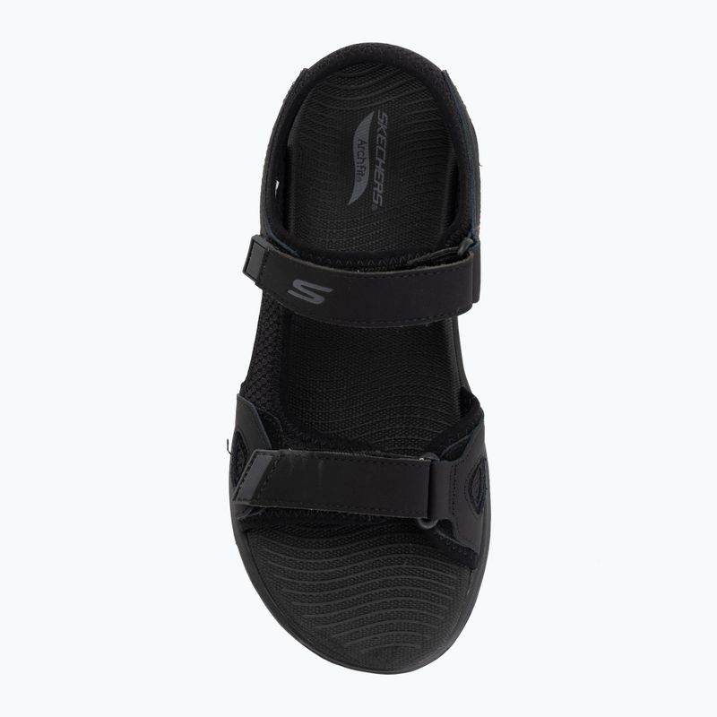 Pánske sandále SKECHERS Go Walk Arch Fit 2.0 Capistrano black 5