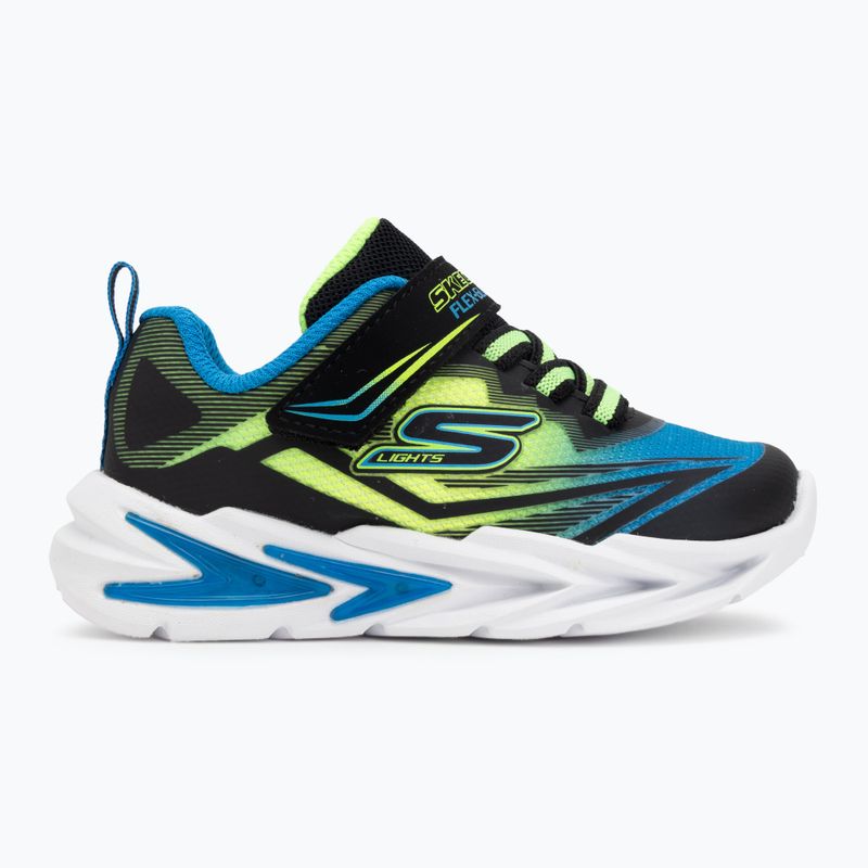 Detské topánky SKECHERS Flex-Glow Ultra black/blue/lime 2
