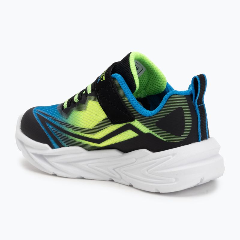 Detské topánky SKECHERS Flex-Glow Ultra black/blue/lime 3