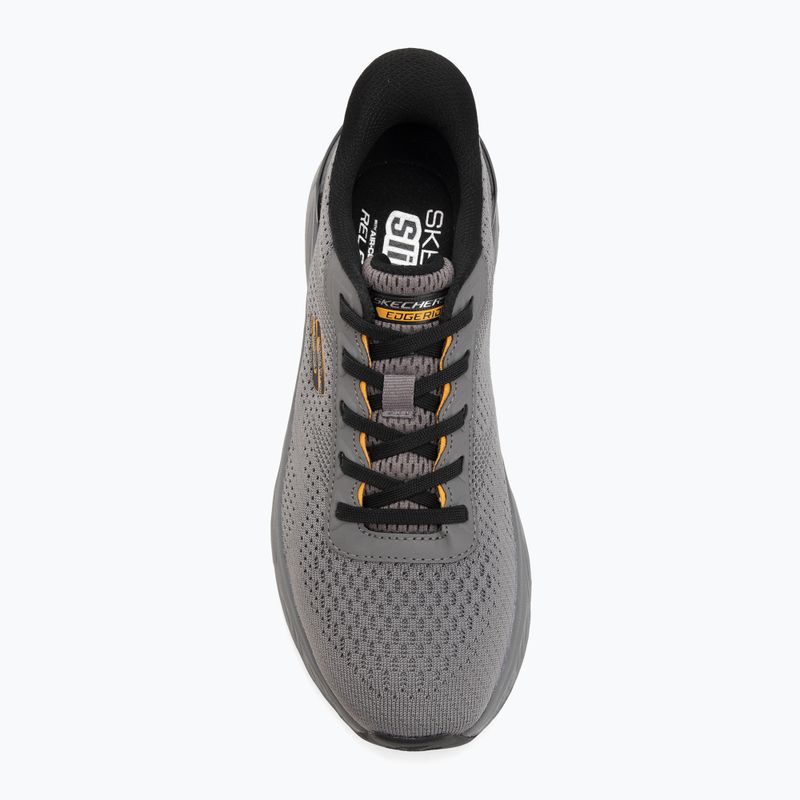 Pánske topánky Skechers Edgeride Erlson charcoal/yellow 5